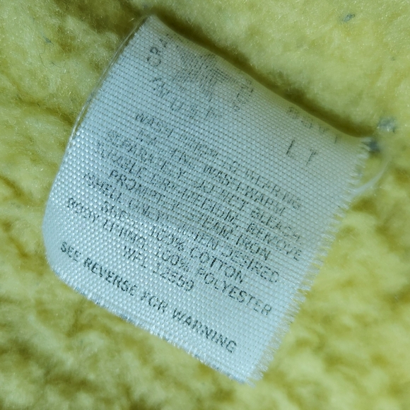 Carhartt Vintage Sherpa Lined Snap Front Denim Vest Blue | Men's Size Large Tall - Picture 7 of 8